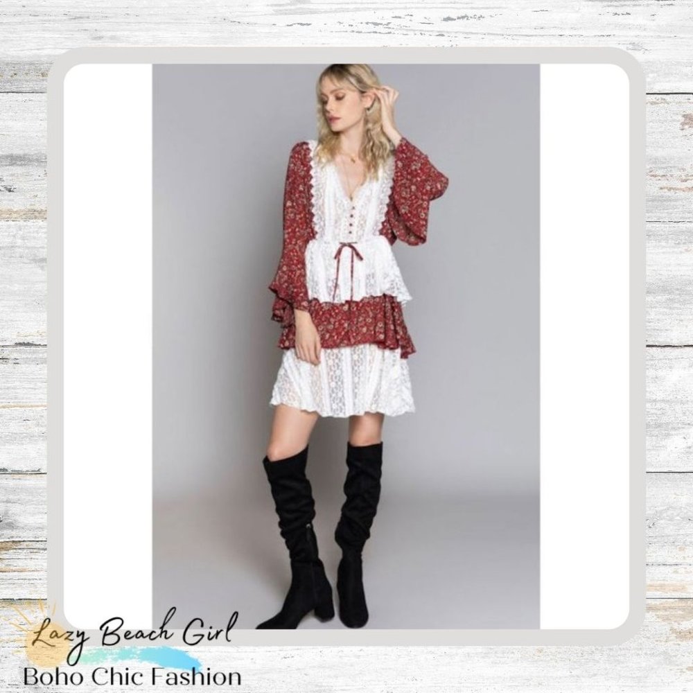 POL Mad About Prints Woven Mini Dress